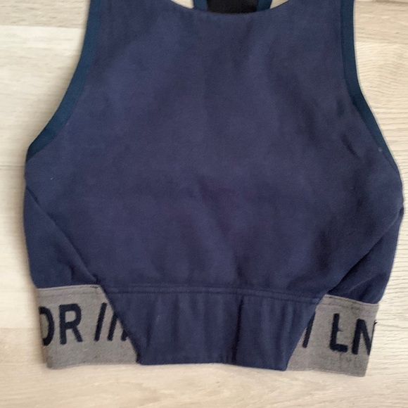 LNDR Stretch Knit Hustle Sports Bra‎ navy blue 02 /04 - Picture 3 of 8